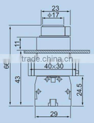 PBS-2BG33 Push Button Switch