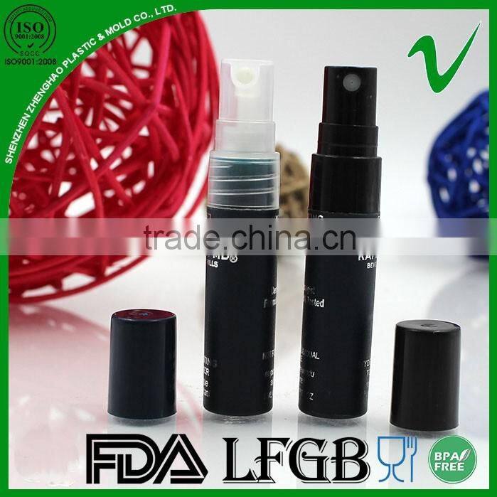 PP perfume empty round mini 5ml spray bottle bottle