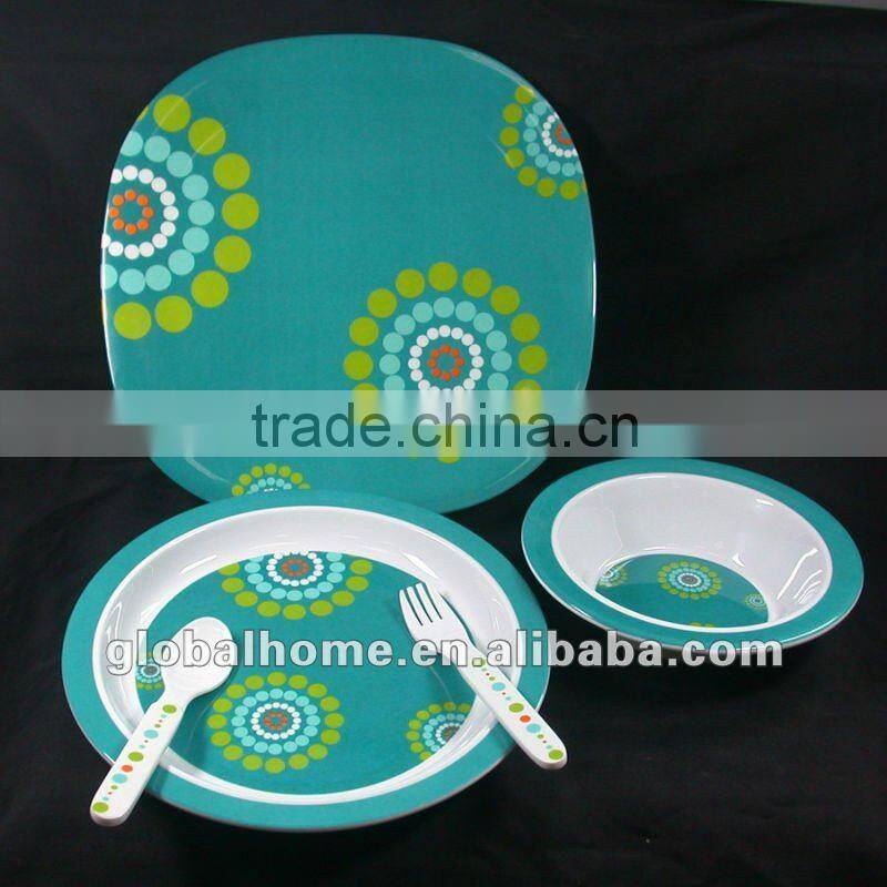 Christmas design melamine dinner set