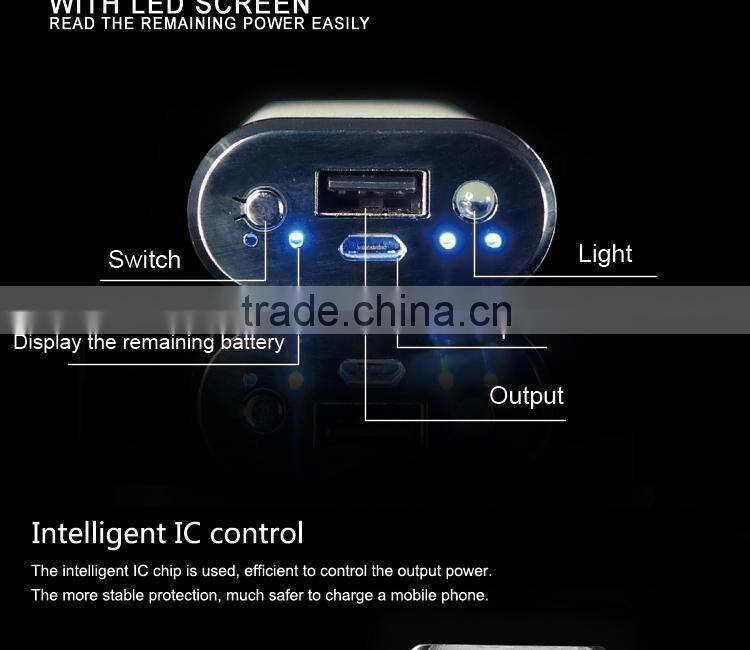 external battery charger led portable power bank 5000 mah