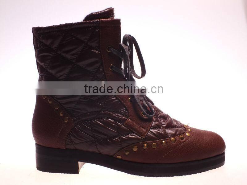 Fashion lady winter boots with lace for 2013-2014