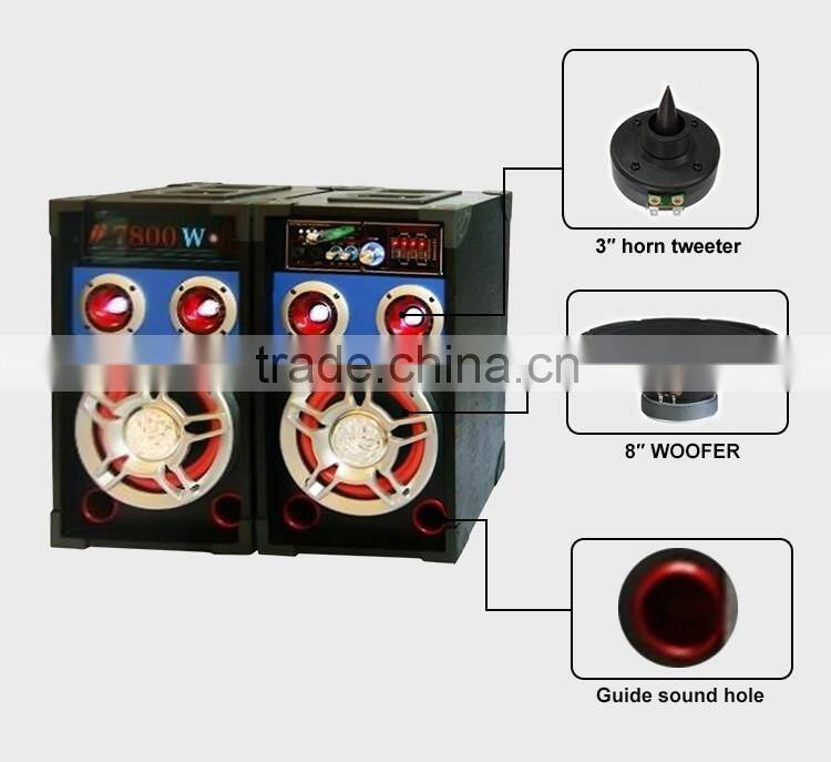 Blutooth Speaker 2016 Small Speaker with Power Bank Wood Cabinet