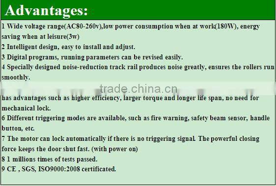 automatic sliding door operator system