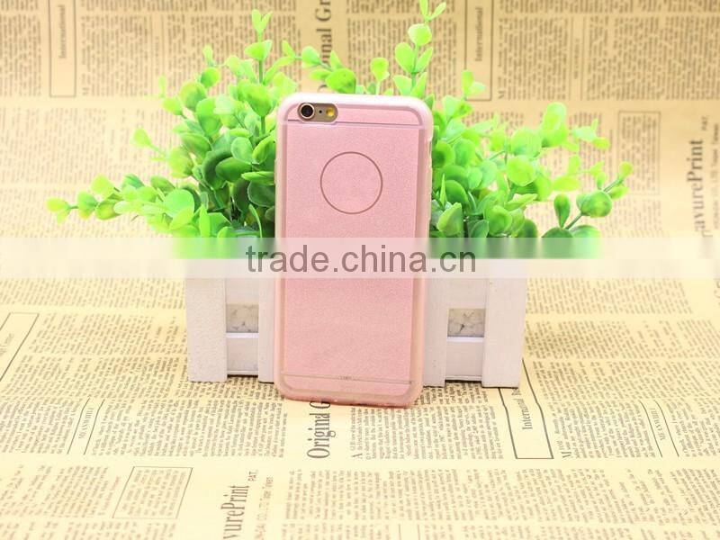 2016 hot sell pure color soft TPU blank cell phone case for iphone 6 plus
