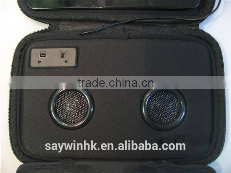 Waterproof speaker bag case for mobile phone/tablet pc