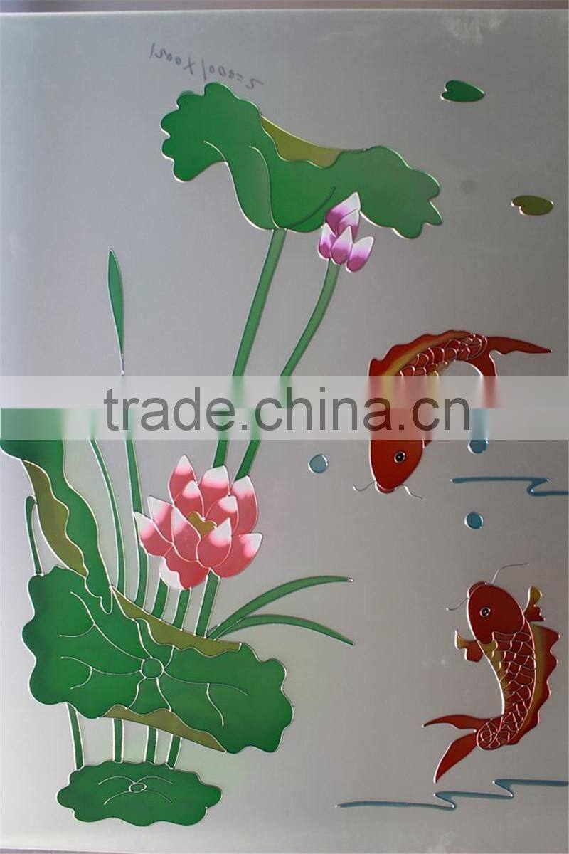 high top quality china manufacturer tempered interior door glass