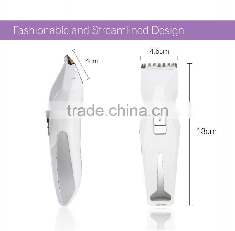 Rechargeable waterproof Hair Clipper.Zinc-plated titanium.NI-MH battery.professional.Hair Trimmer. ceramic blade