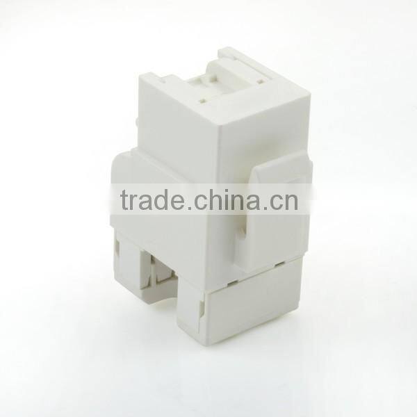 Cat 6 UL RoHS 180Degree UTP Modular Keystone Jack With Dust Door