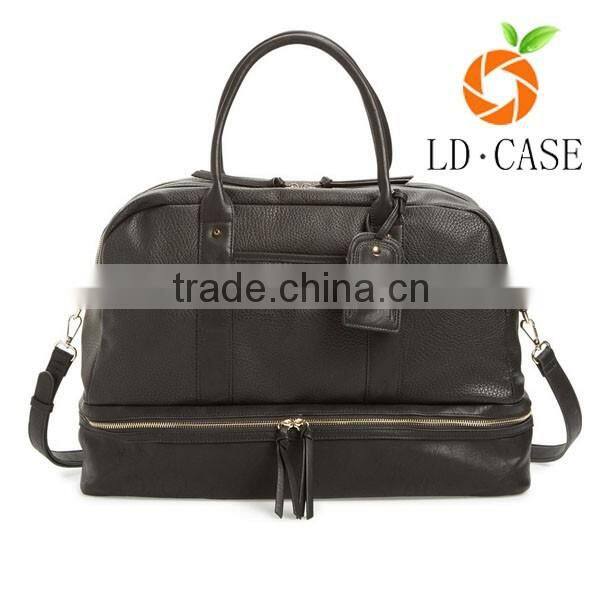 Men Women Leather Cosmetic Bags Make Up Travel bag