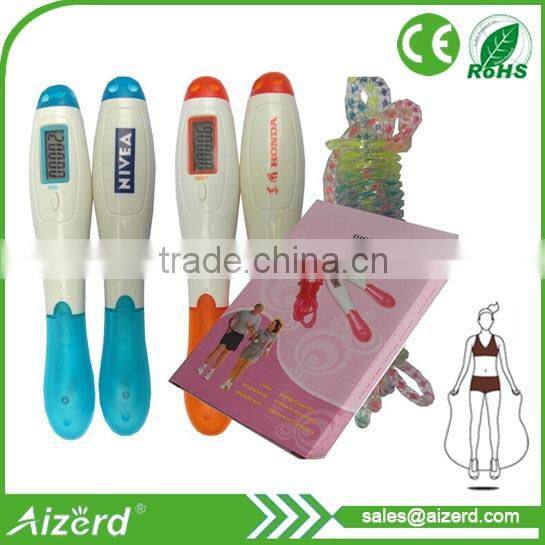 hot and promotion jump rope with pedometer