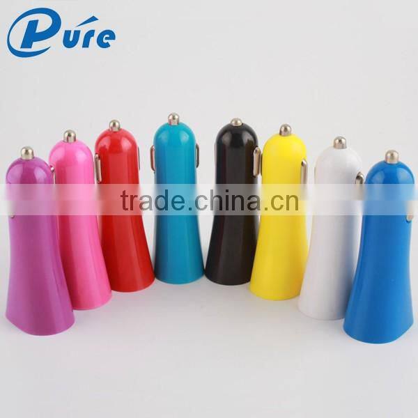 portable usb car charger 2 port car charger for iPad car charger 5V 2.1 A with 2 usb ports