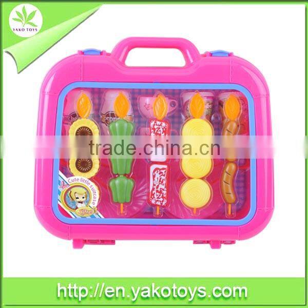 Suitcase packing beautiful accessories toys set for girls