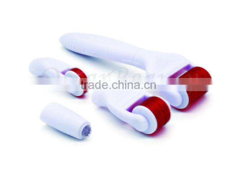 (5 in 1 Ostar dermaroller) Fine medical titanium 5 in 1 dermaroller microneedle roller