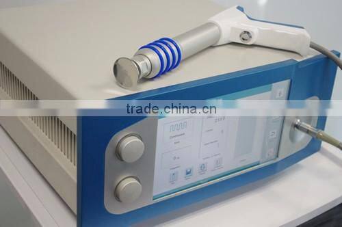 Veterinary medical radial shock wave therapy device