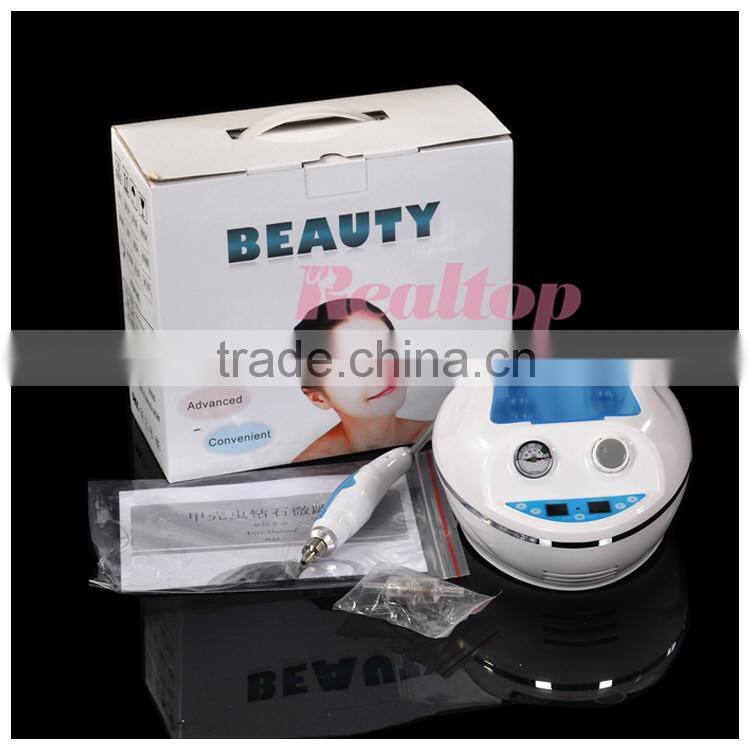 Cheap portable home use beauty care diamond Microdermabrasion skin tightening and facial rejuvenation machine