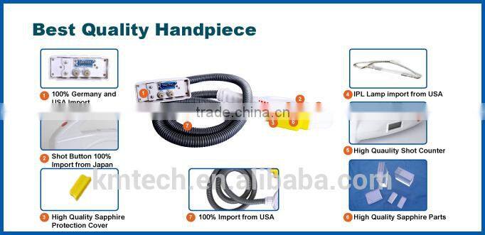 2016 elight ipl rf nd yag laser tattoo removal/skin rejuvenation machine