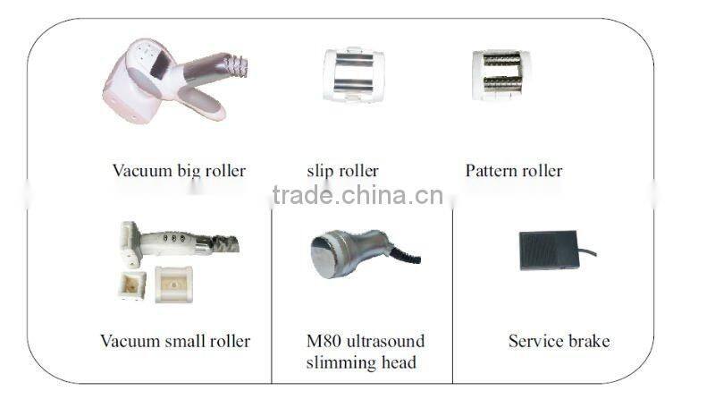 F002 ---- Ultrasound Vacuum Cavitation Liposuction Fat Slimming Machine With LED Optical Roller