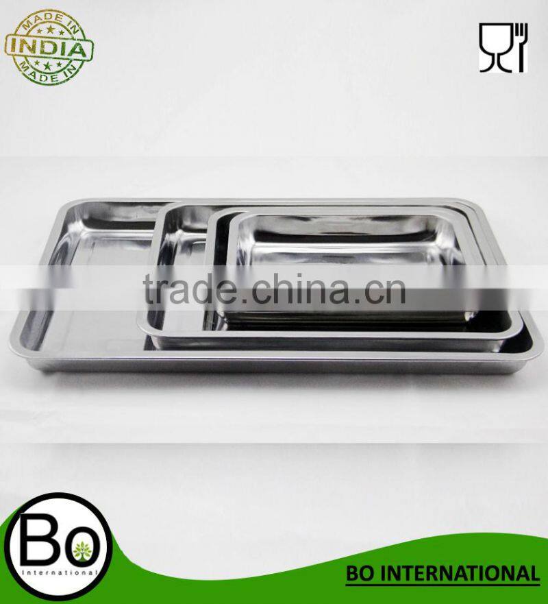 Stainless Steel Square baking tray