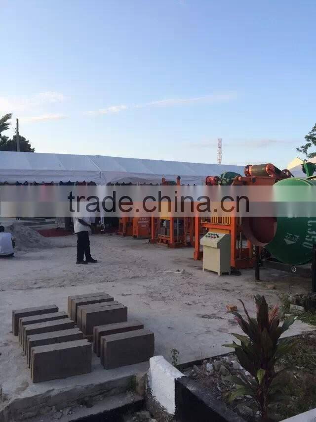 Germany Technology High Quality QTJ4-26C Shengya Machinery Semi Automatic Concrete Brick/Paving Brick Making Machine Price