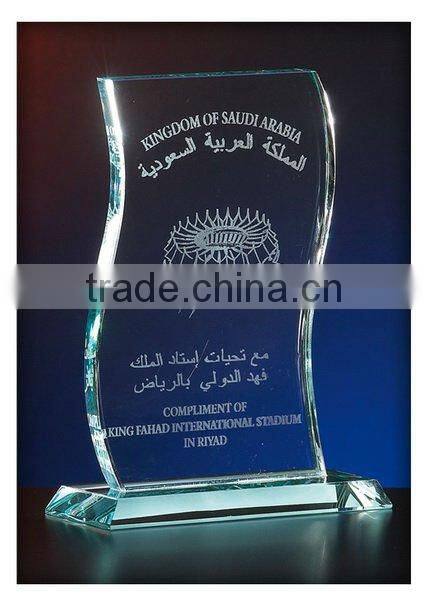 clear acrylic trophy and medals