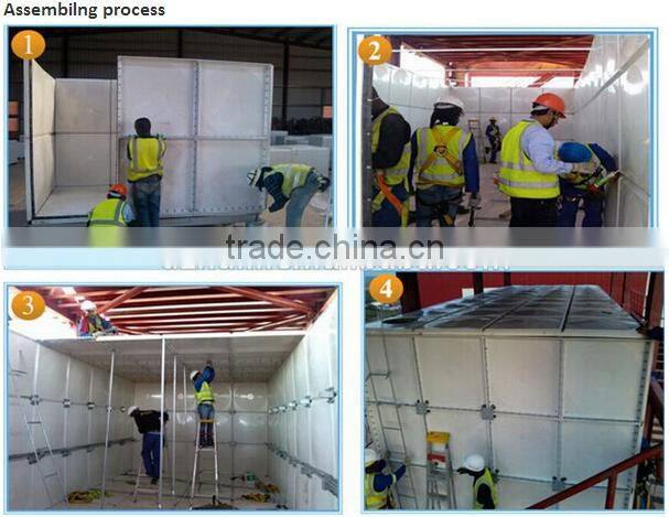 Fiberglass fish farming water tanks