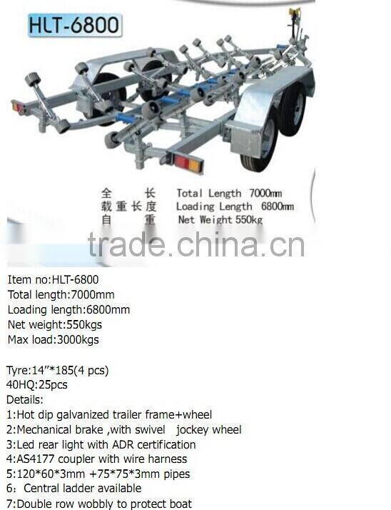Boat trailer iso 9001 heavy duty galvanized haylite-5800