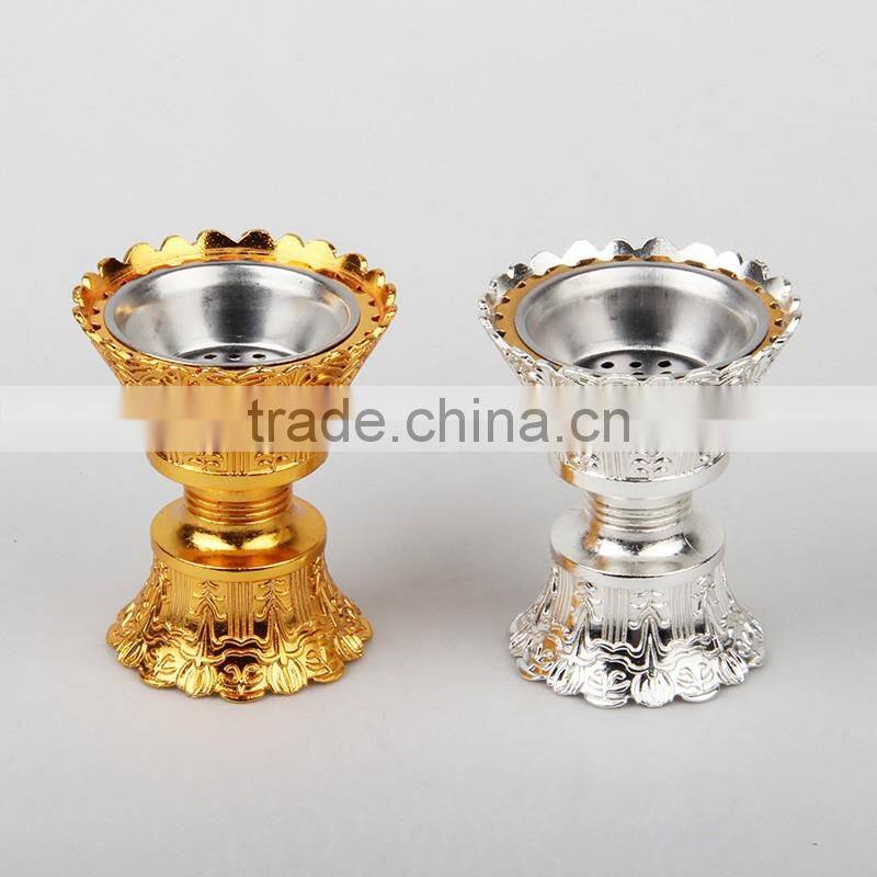 2016 new hot sell i Beautiful and Luxury metal pot Lotus Incense burner with Accurate made