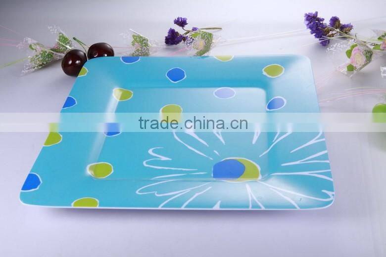 hot sell custom full printed 100% melamine tray