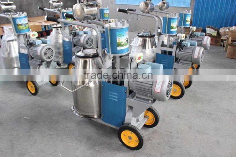 Hot sale low price piston goat milking machine with single bucket