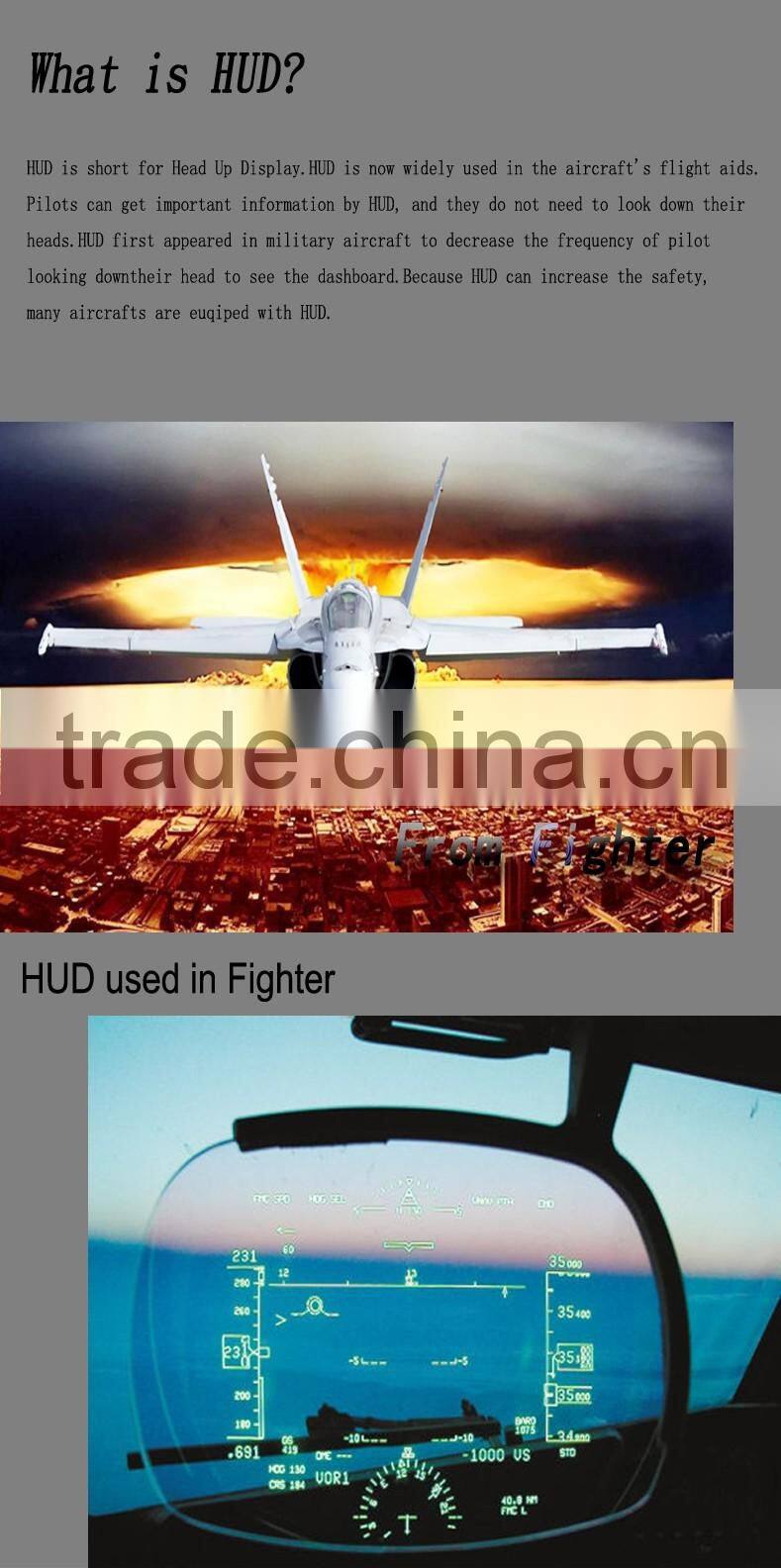 Vehicle-mounted HUD X5 car HUD windscreen fuel consumption speed car
