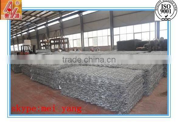Standard size stainless steel gabion wire mesh/gabion mesh cage