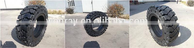 hot sale made in China forklift tire 5.00x8 with hole