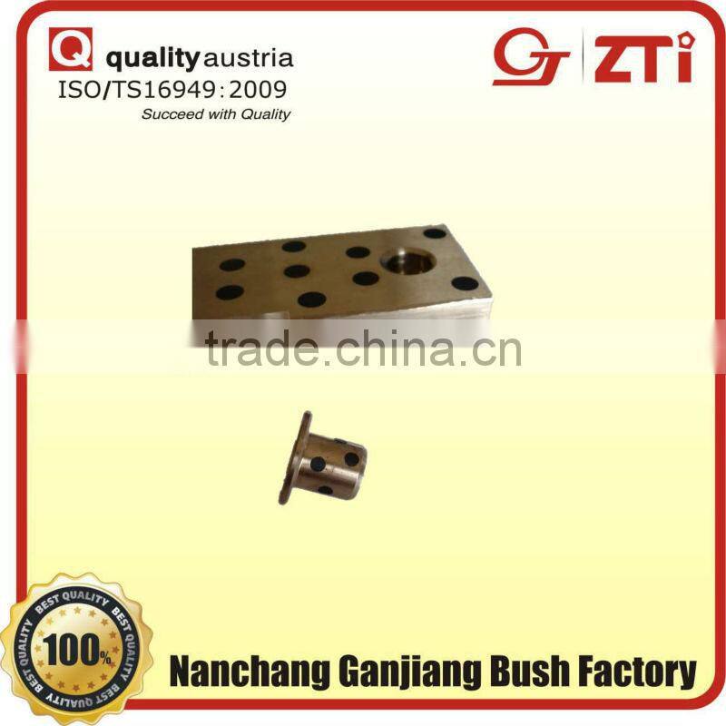 solid-lubricating bronze graphite bush