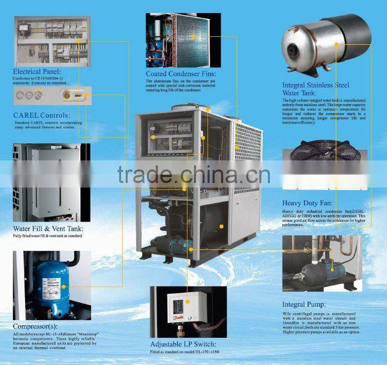 Smart R410a precise top discharge Anti-bacteria s&a water condensing machine