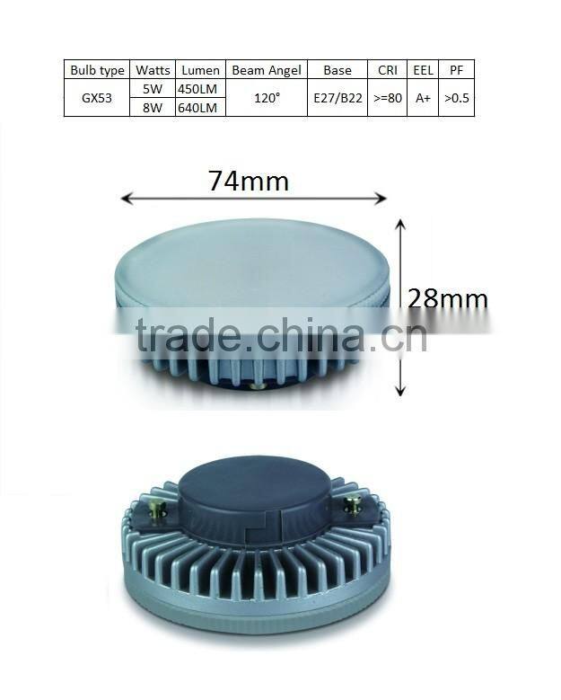 Led bulb 5w 8w led lamp for the house E27 B22 led bulb GX53