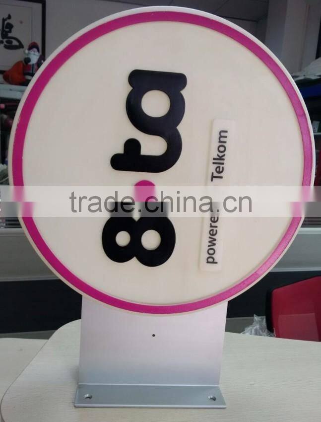 OEM Blow Molding Plastic Billboard PE Digital Billboard Warning Signs Hui Zhou Factory