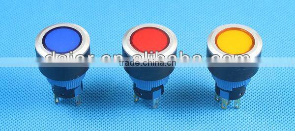 19mm anti-vandal push button switch