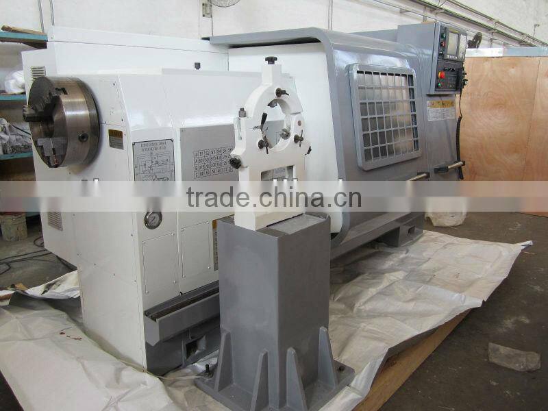QK-120A CNC Pipe Thread Lathe (130mm large spindle bore lathe)