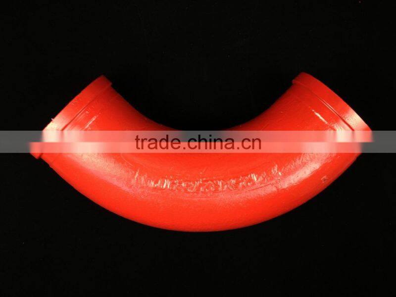 Long Term Service OEM Production Putzmeister DN125 5" Concrete Pump Hardened Steel Pipe Bend