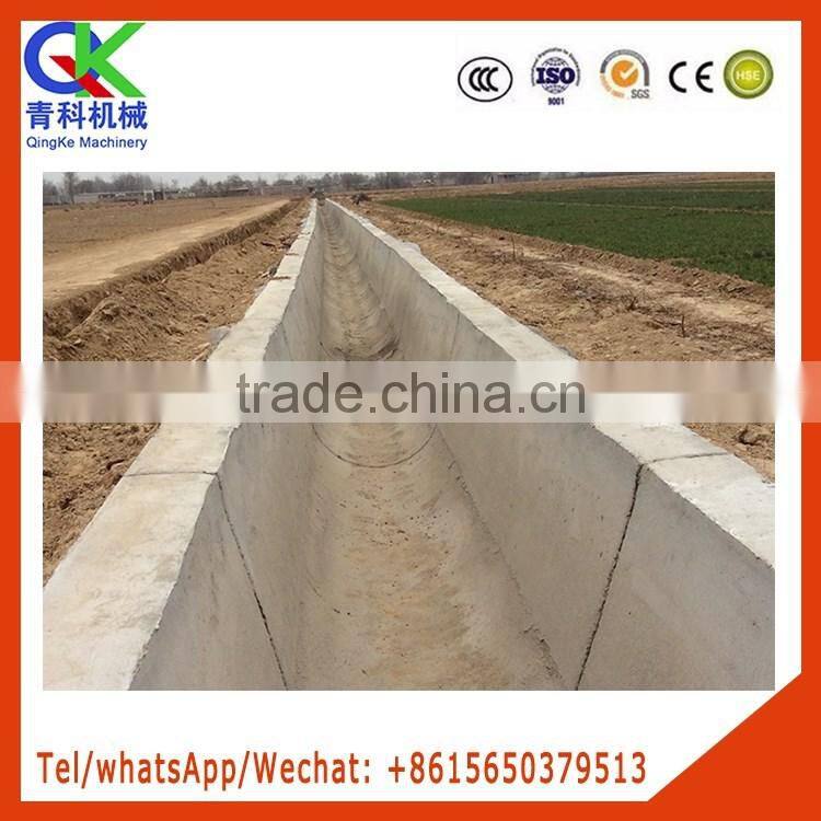 Trench integrated molding machine ditch lining machine