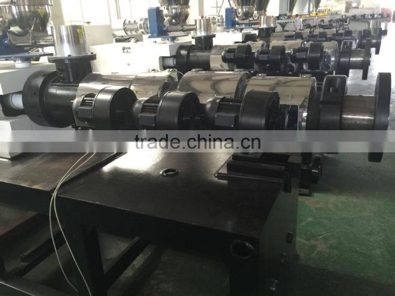 Double screw pvc extruder machine