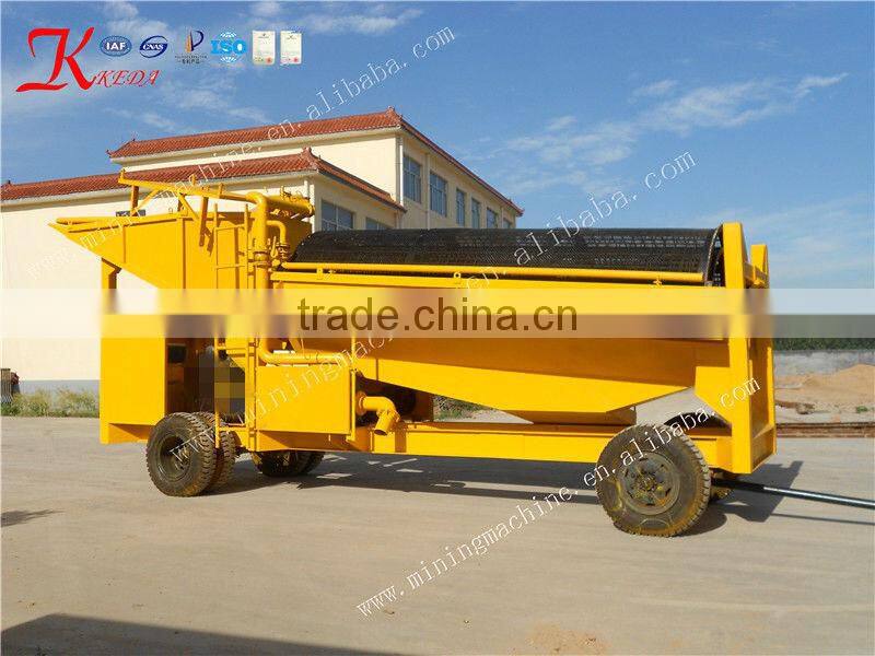 Movable gold Wash Plant in Southeast Asia With Patent For Sale