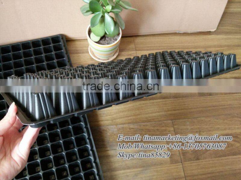 Not Coated PP Material Reusable Plastic Plant Nursery Seed Growing Tray China Manufactory Price with 8 Cell to 512 Cell