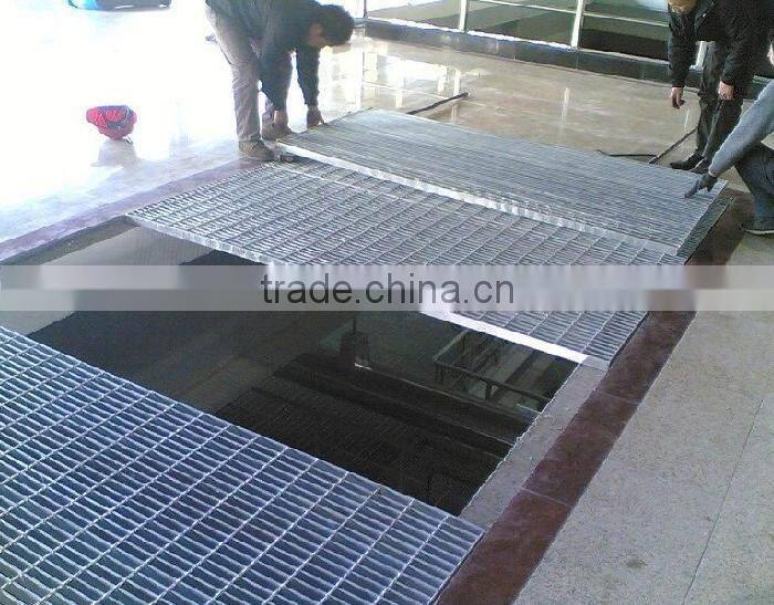 Welded steel bar grating(use for stair treads, platform)