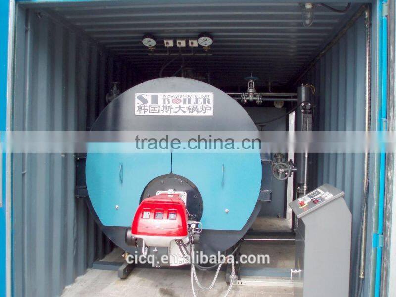 gas or oil steam boiler