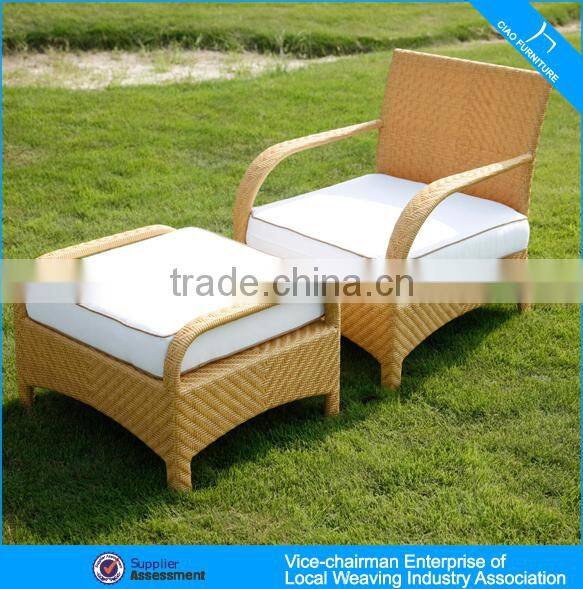 Powder Coating Garden Patio Outdoor Rattan Chair
