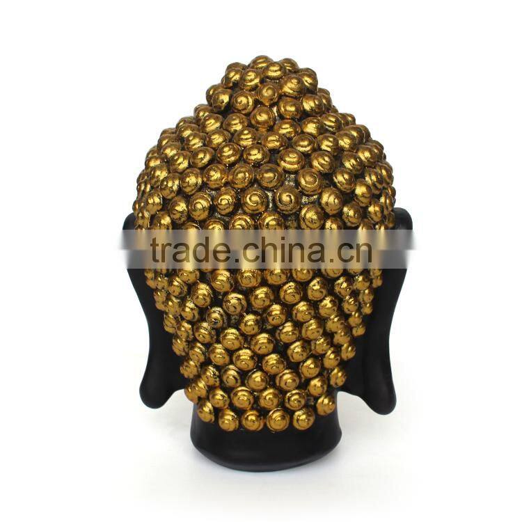 Resin buddha head statue