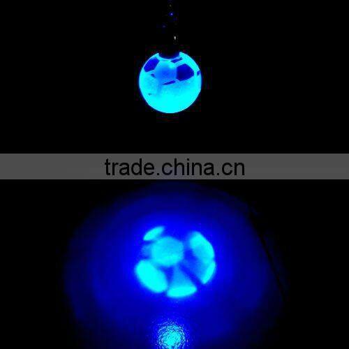 souvenir crystal soccer keychain