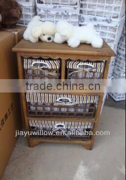HOT europe wooden rattan/antique furniture design cabinet