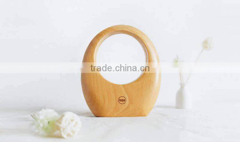 Elegant Intelligent Wood Table Lamp with-in Lithium Battery Gesture sensor control